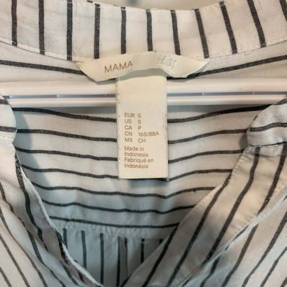 H&M MAMA striped blouse (size S) - Picture 4 of 4